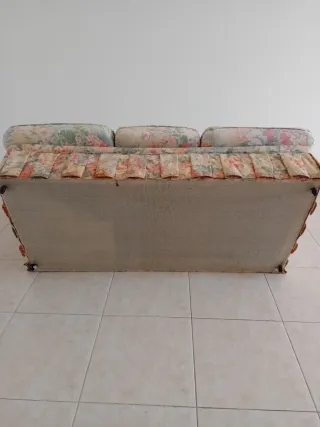 Sofá de 3 plazas floral