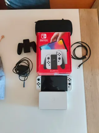 Nintendo Switch OLED Blanca