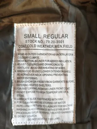 Cazadora verde militar M65 Paratrooper