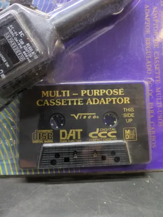 Adaptador Casete Coche Vieco DC-DC Nuevo