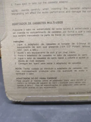 Adaptador Casete Coche Vieco DC-DC Nuevo