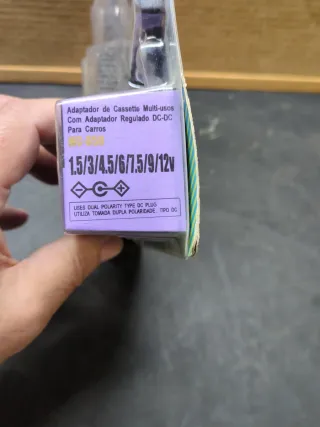 Adaptador Casete Coche Vieco DC-DC Nuevo