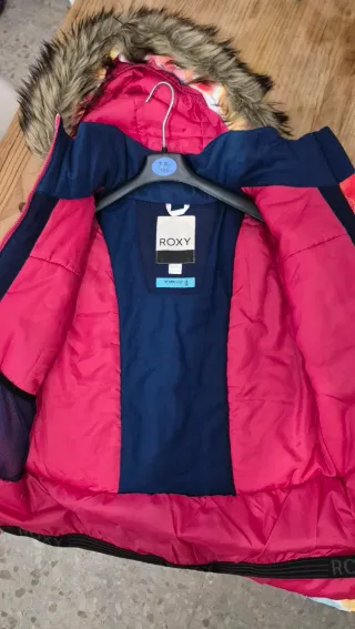 Chaqueta Roxy con capucha floral 14 años XL