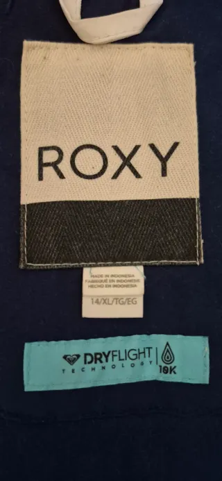 Chaqueta Roxy con capucha floral 14 años XL