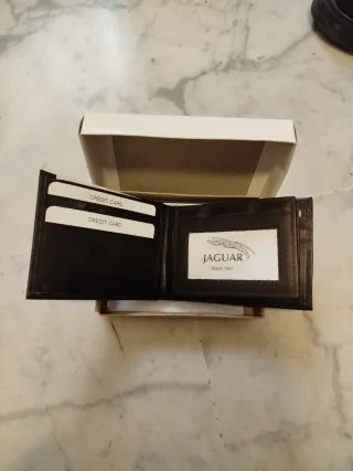 Cartera Jaguar Cuero Marron SINCE 1927