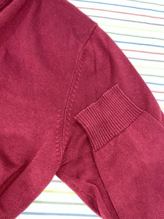 Jersey Rojo Cuello Chal