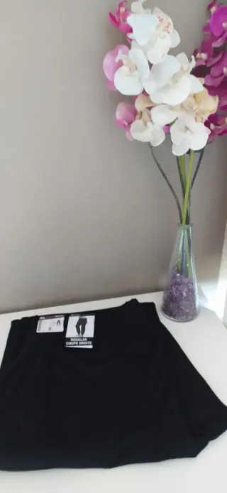 Pantalón Decathlon XL Negro Corte Recto