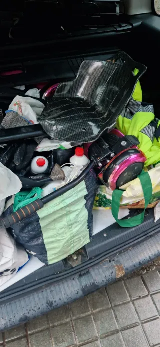 Silla de Snowboard Carbono y Patines