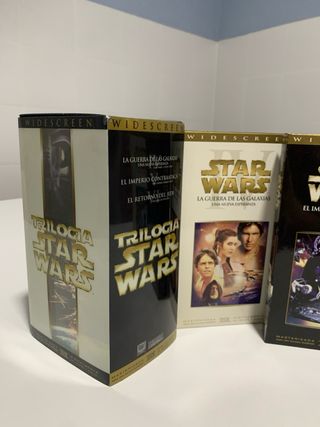 Trilogía Star Wars Original en VHS (IV, V y VI)