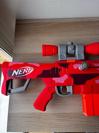 Pistola Nerf Fortnite Camuflaje Rojo