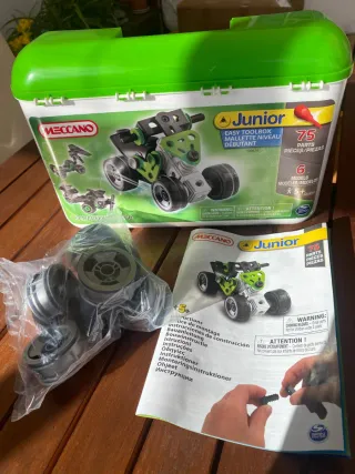 Meccano Junior Easy Toolbox 75 Piezas