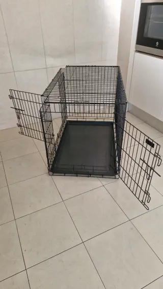 Jaula Perro Grande/Mediano Negra
