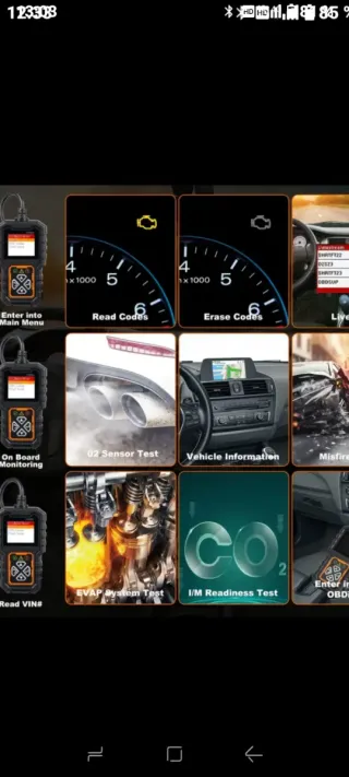 Escáner OBD2 V600 Diagnóstico Coche