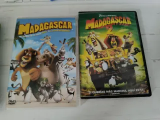 DVD Madagascar y Madagascar 2 (Español)