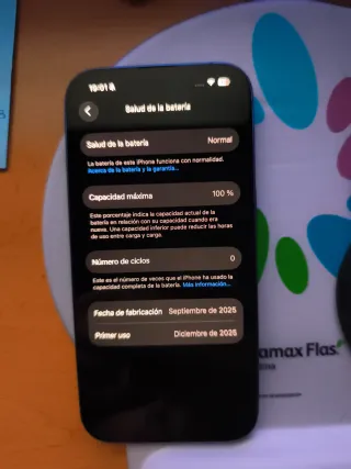 iPhone 16 Azul Nuevo + Funda + Cargador