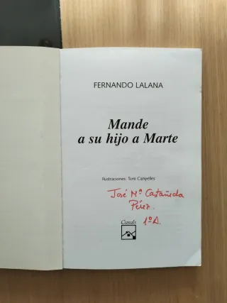 Mande a su hijo a Marte