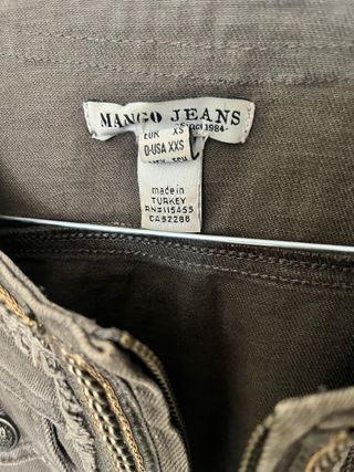 Chaqueta vintage Mango tejano