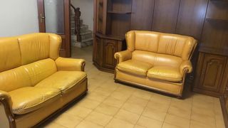 Mueble Comedor Clásico Madera y Cristal