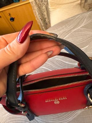 Bolso Michael Kors Sullivan Piel Rojo/Azul