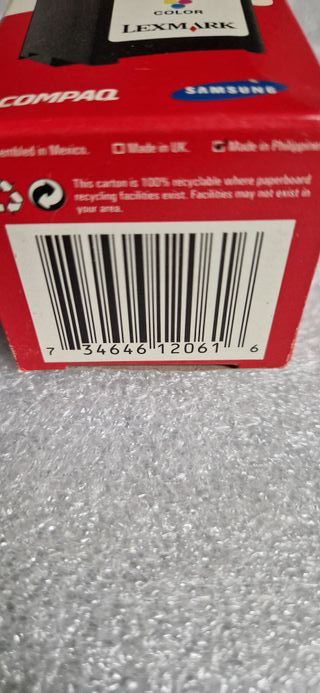 3 Cartuchos Lexmark Photo 12A1990