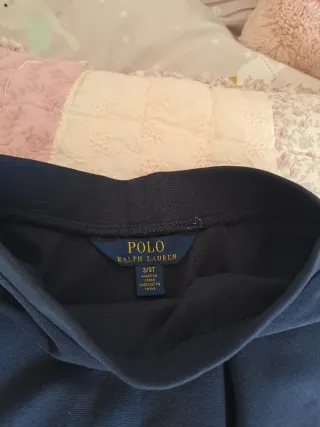 Falda niña azul marino Polo