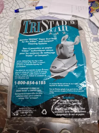 Bolsas aspiradora TriStar 12 unidades