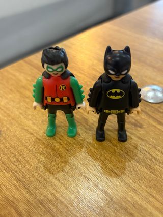 Figuras Playmobil Batman y Robin. Cambio por cybor
