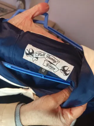 Vestido Hell Bunny azul marinero