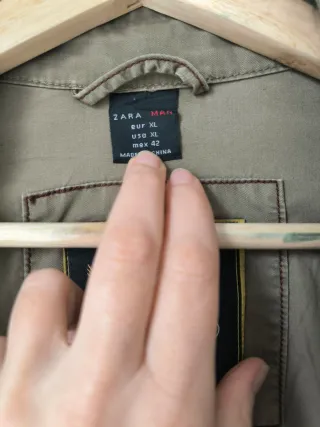 Chaqueta Zara Beige Talla M