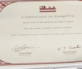 60 Figuras Caballeros Cruzadas Plomo Pintadas Mano