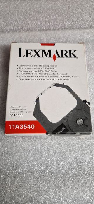 Lexmark 11A3540 Cinta de tinta negra