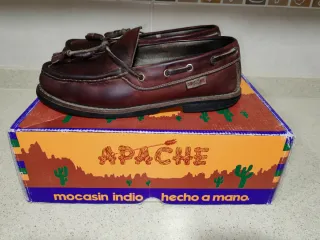 Zapatos Apache Hombre Talla 40 Marrón