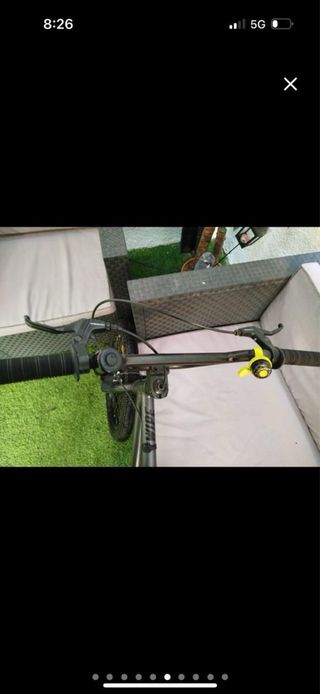 Bicicleta BMX gris
