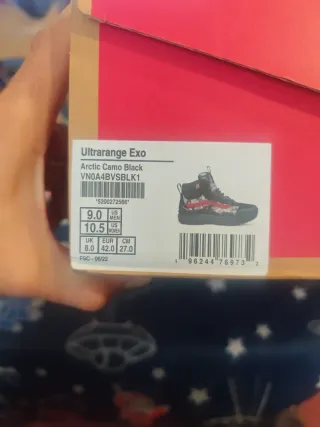 Vans Ultrarange Exo Arctic Camo Black Talla 42