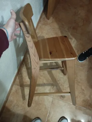 Silla infantil madera Ikea