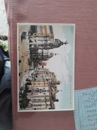 Postal antigua Madrid años 50