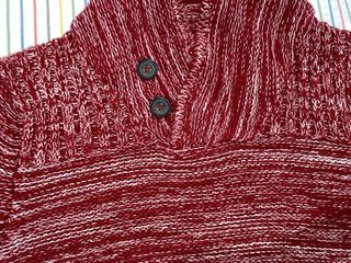 Jersey Rojo y Blanco con Cuello