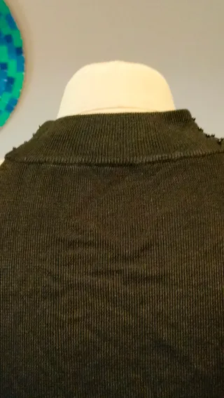 Top Halter Negro con Diamantes