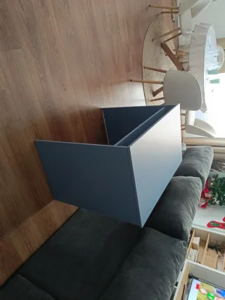 Mesa escritorio ordenador azul