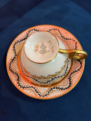Taza y platillo Tirschenreuth 1930