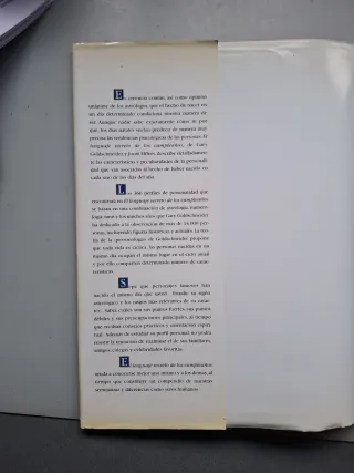 El lenguaje secreto de los cumpleaños.- Gary G.-
