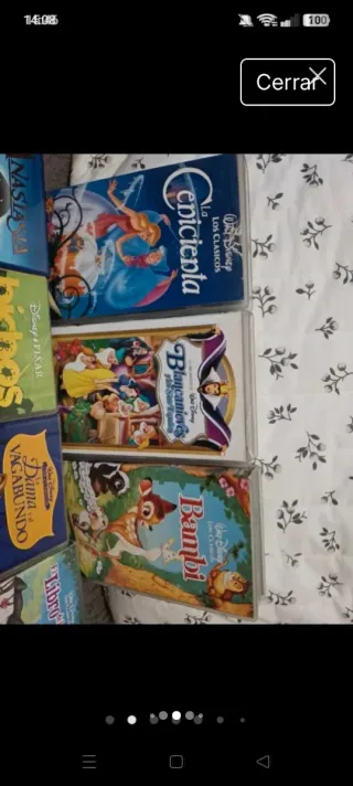 Películas VHS Disney