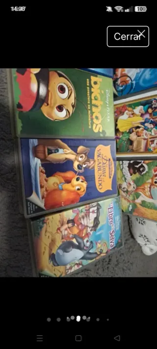 Películas VHS Disney