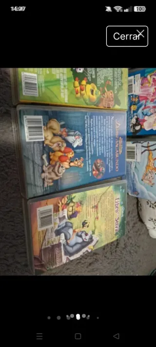 Películas VHS Disney