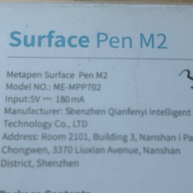 Metapen M2 Stylus Pen Lápiz para Surface Pro 10/X