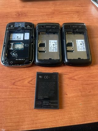 3 BlackBerry 9000 y 9700