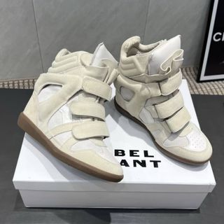 Isabel Marant Beket Zapatos Tacones Beige/Blanco