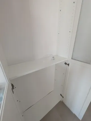 Vitrina Ikea Billy Oxberg Blanca