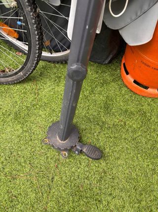 Parasol Voladizo Rectangular Gris