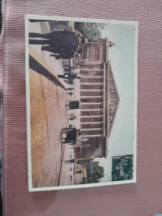 Postal antigua La Madeleine París 1950s